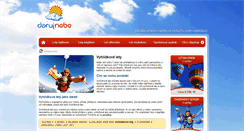 Desktop Screenshot of darujnebe.cz